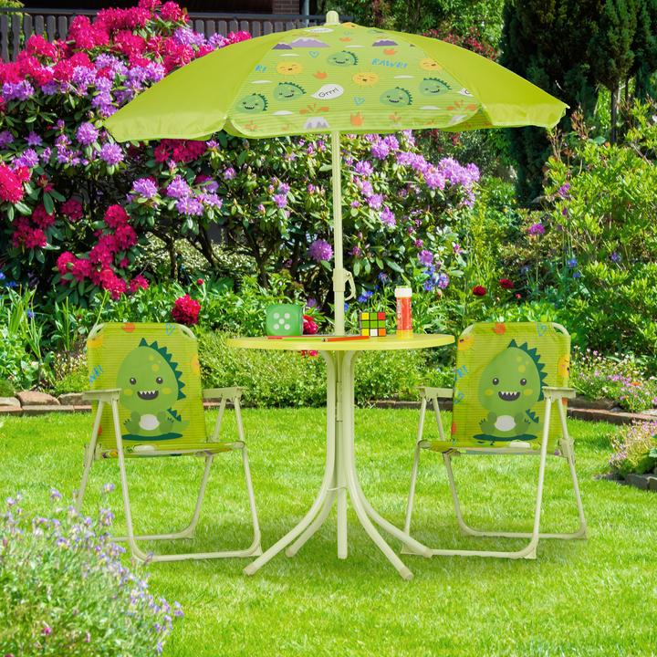 Image du produit Relaxdays Ensemble de meubles pour enfants, chaises pliantes et table