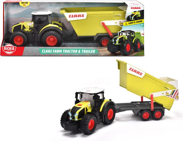 Actual product image Dickie Claas Farm Tractor & Trailer