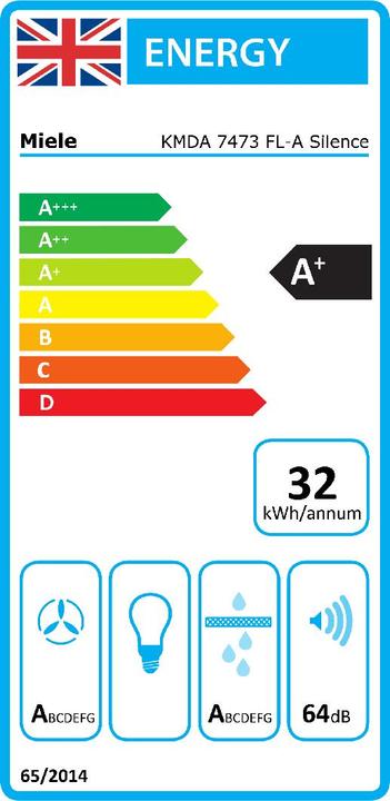 Etichetta energetica Miele KMDA 7473 FL-A