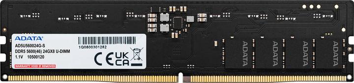 Image du produit Adata DDR5 16Go 5600-46 Premier Tray Plateau unique (1 x 16GB, 5600 MHz, RAM DDR5, DIMM)