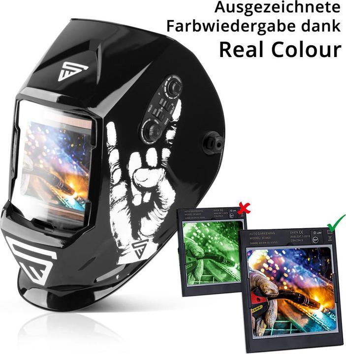 Immagine prodotto Stahlwerk Casco automatico per saldatura ST-990 SE "Special Edition Rock" Real Colour