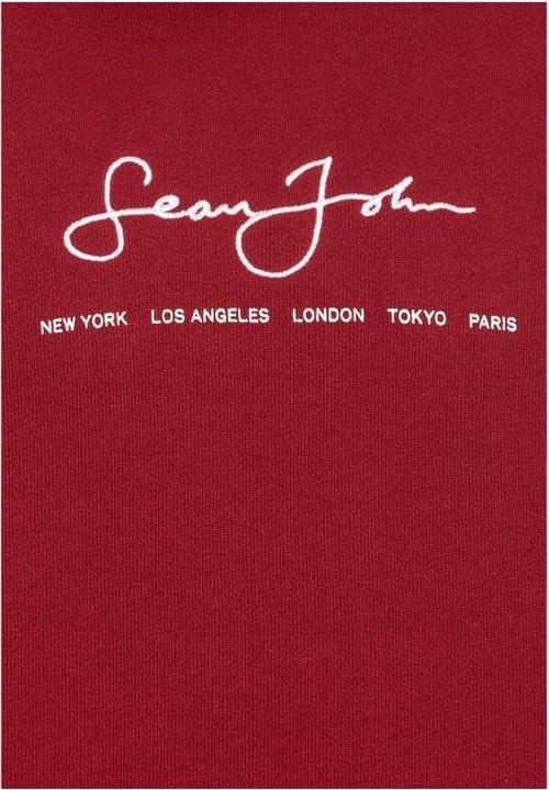 Immagine prodotto Sean John JM-HD012-052-02 Felpa con cappuccio Classic Logo Essential rosso scuro - 76565 (XS)