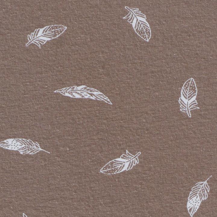 Produktbild VBS Jersey-Stoff "Federn Taupe", 145 cm breit, Meterware