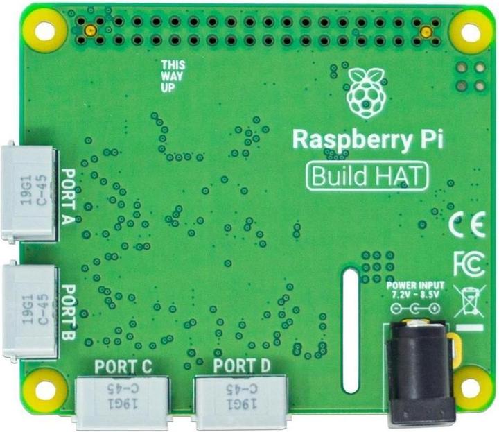 Produktbild Raspberry Pi Pi® Build HAT Erweiterungsmodul Passend für (Entwicklungskits): Pi