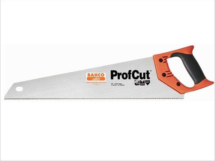 Actual product image Bahco ProfCut hand saw with hardened tooth tips for hardwood, plywood, thin profiles, GT toothing