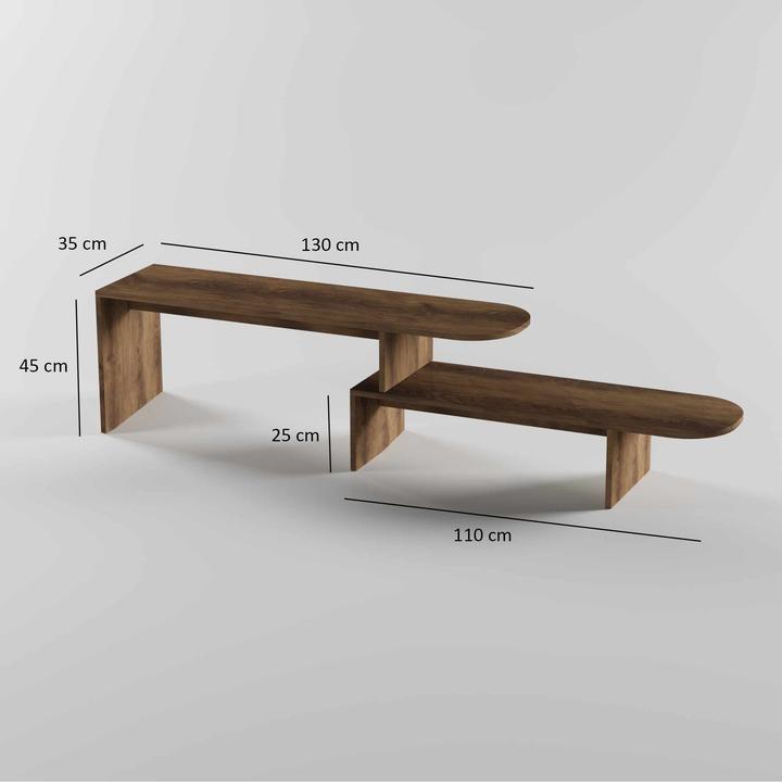 Produktbild Skye Decor Puzzle TV Stand (130 x 35 x 45 cm)