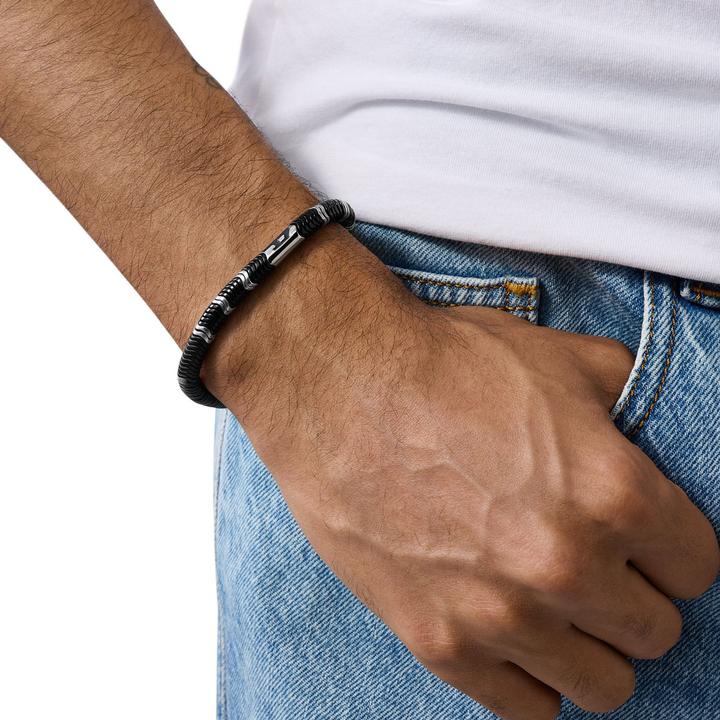Immagine prodotto Diesel Armband D LOGO (18.30 cm, Acciaio inossidabile, Pietra colorata)