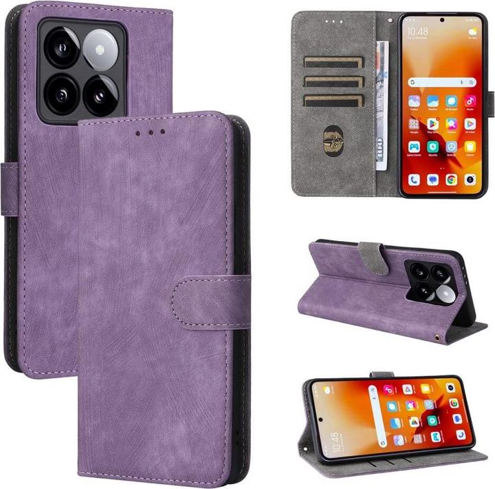 Produktbild Cover-Discount Xiaomi 14T - Ledertasche mit RFID Blocker (Xiaomi 14T)