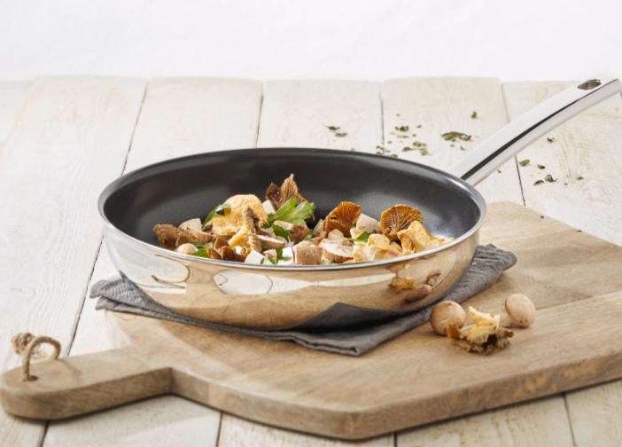 Productafbeelding Demeyere Ecoglide Ultra koekenpan 24cm met antiaanbaklaag (24 cm, Koekenpan, Roestvrij staal)