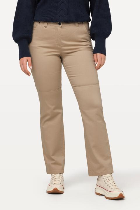 Immagine prodotto Ulla Popken Jeans utility modello Mandy con taglio della gamba ampio e dritto, tasca in stile cargo (54)