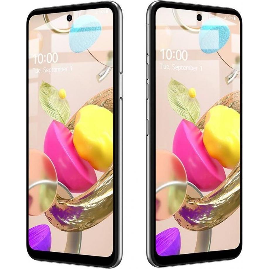 Screenguard LG K42 Full Screen Panzerglas Schutzfolie 2.5D 9H (1 Stück, LG K42), Smartphone Schutzfolie, Schwarz