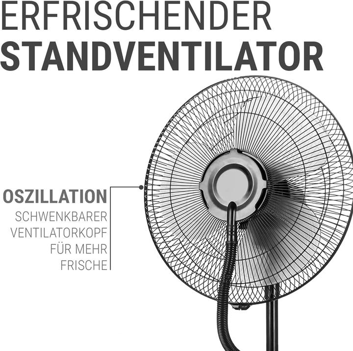 Actual product image Vasner Pedestal fan with water cooling (48 dB)