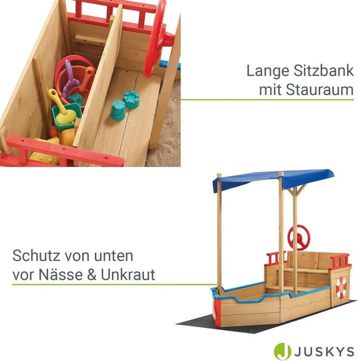 Actual product image Juskys Captain Pit - Pirate ship