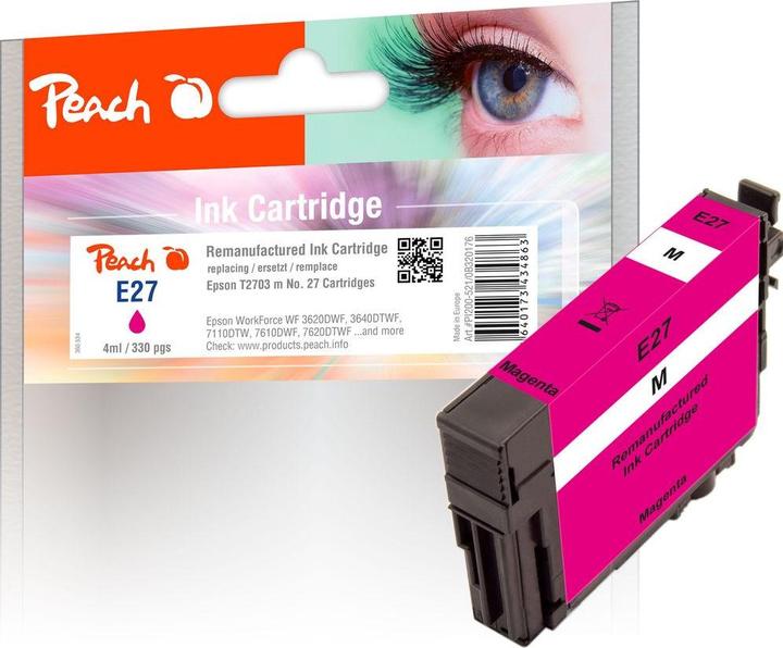 Produktbild Peach Tinte Epson T2703/No. 27 Magenta (M)