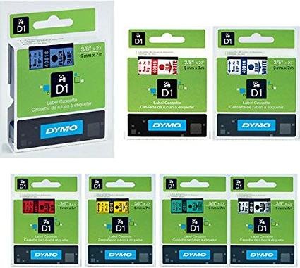 Produktbild Dymo S0720680 Standardband (0.90 cm, Schwarz, Weiss)