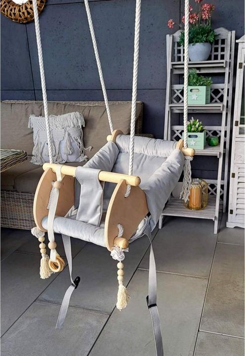 Image du produit Holzecke Balançoire bébé Gris