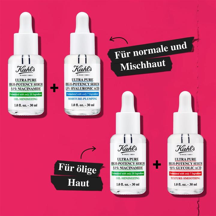 Actual product image Kiehl's Pure Serum Texture-Smooting Glycolic Acid 10% (30 ml)