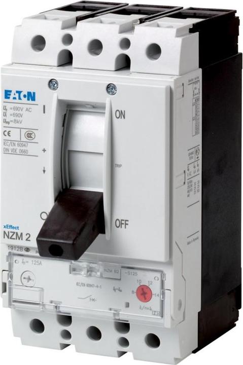 Actual product image Eaton Circuit-breaker, 3p, 50A, frame terminals 107660