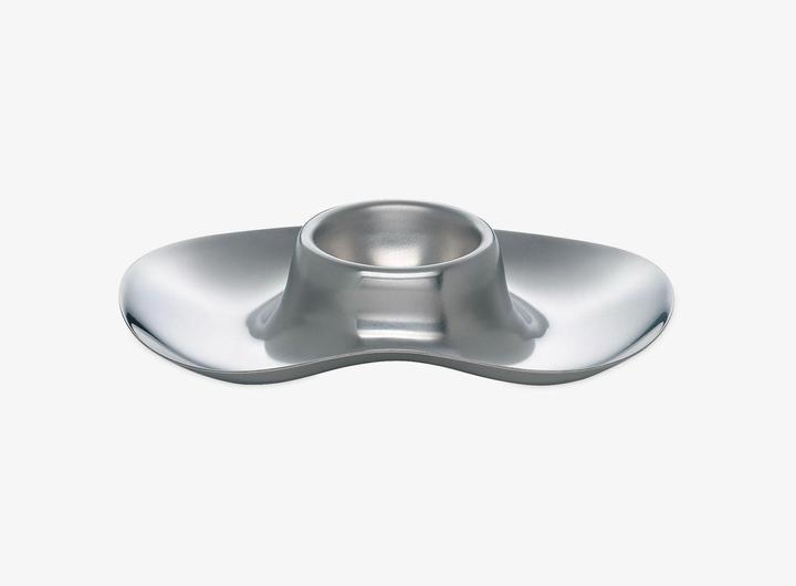 Produktbild WMF Eierbecher mit Ablage Eierhalter 13,5 x 8,5cm Wagenfeld Edelstahl matt (1 x)