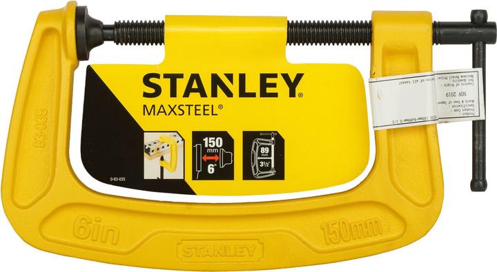 Actual product image Stanley C-clamp MaxSteel, 150 mm (150 mm)