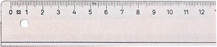 Actual product image Linex School ruler transparent (30 cm, Plastic)