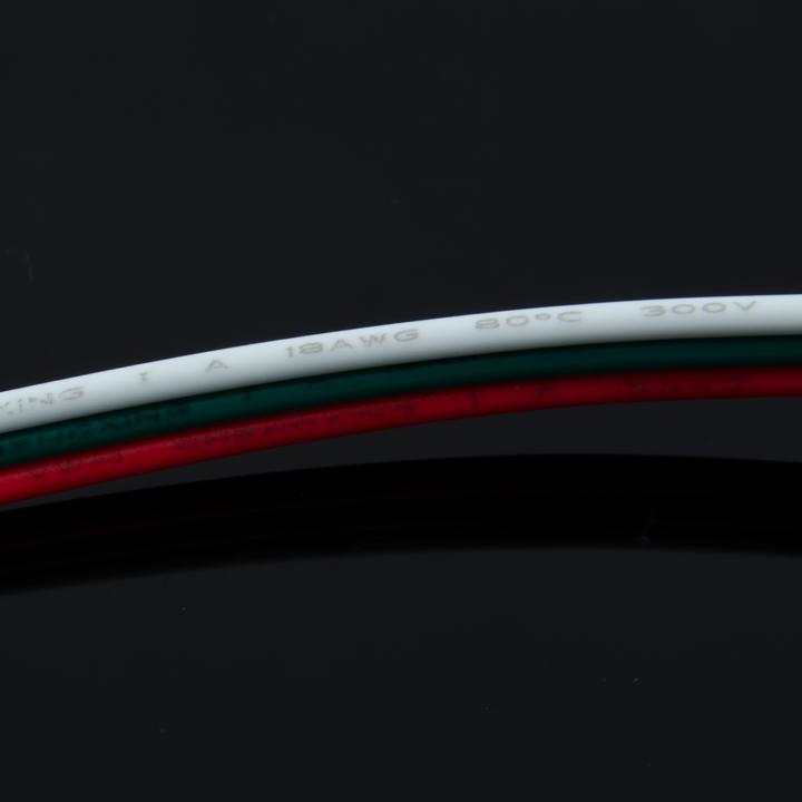 Produktbild Purecrea Litze 3 x 0.75mm² 18AWG Weiss/Grün/Rot