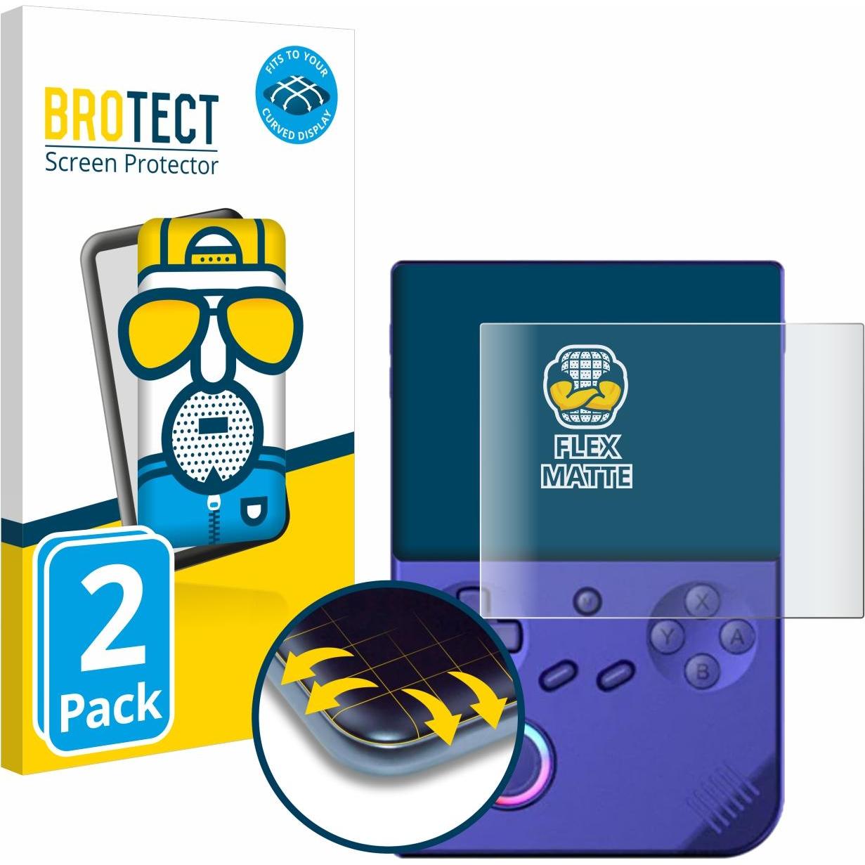 BROTECT Fullscreen Schutzfolie Displayschutz Folie Matt Entspiegelungsfolie, Weiteres Gaming Zubehör, Grau