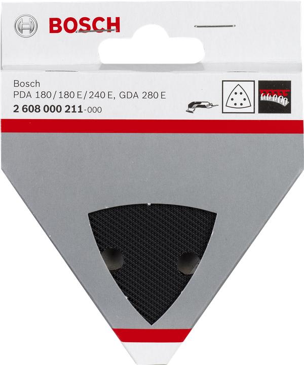 Produktbild Bosch Professional Zubehör Schleifplatte für Bosch-Dreieckschleifer, GDA 280 E PDA 180 PDA 180 E PDA 240 E