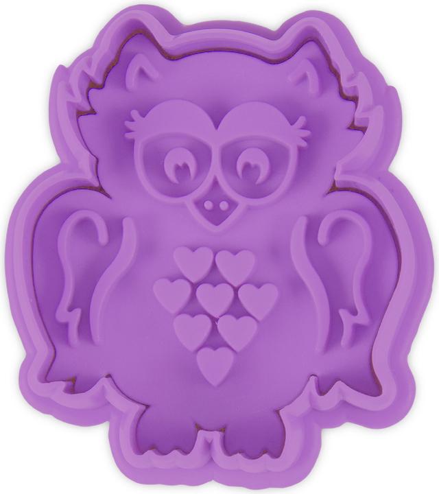 Actual product image Städter Embossing Cookie Cutter with Ejector Owl