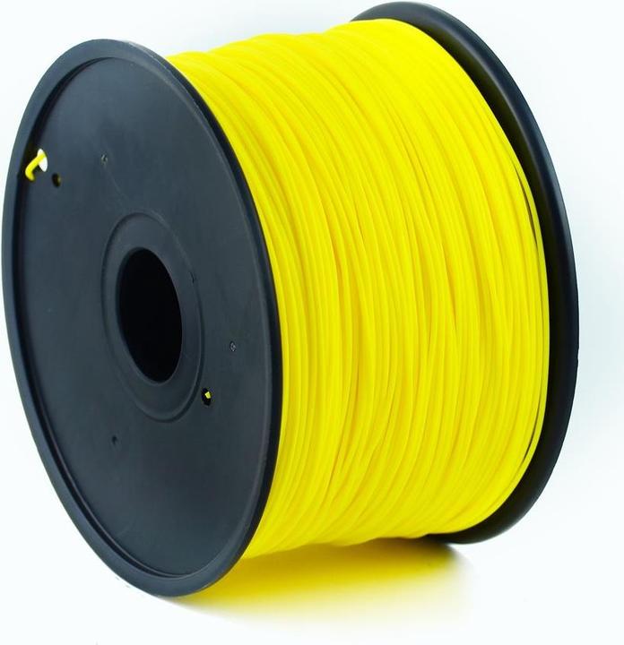 Actual product image Gembird Filament PLA-plus Yellow (PLA+, 1.75 mm, 1000 g)