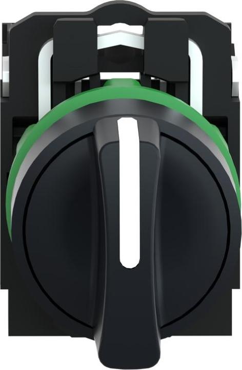 Produktbild Schneider Electric 3-Positionen-Schalterknopf 22 mm Schwarz 2Z verriegelnd (XB5AD33)