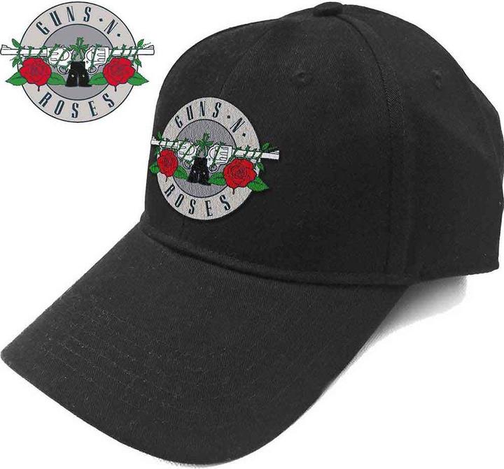 Produktbild Guns N Roses GunsNRoses Silver Circle Logo BL B (One Size)