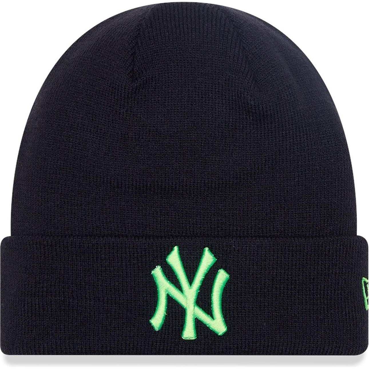 Thumbnail - New Era, Herren, Mütze, Beanie Green New York Yankees, Schwarz