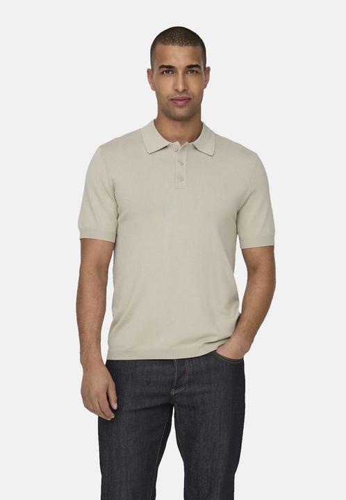 Actual product image Only & Sons Regular fit polo collar pullover polo (XL)