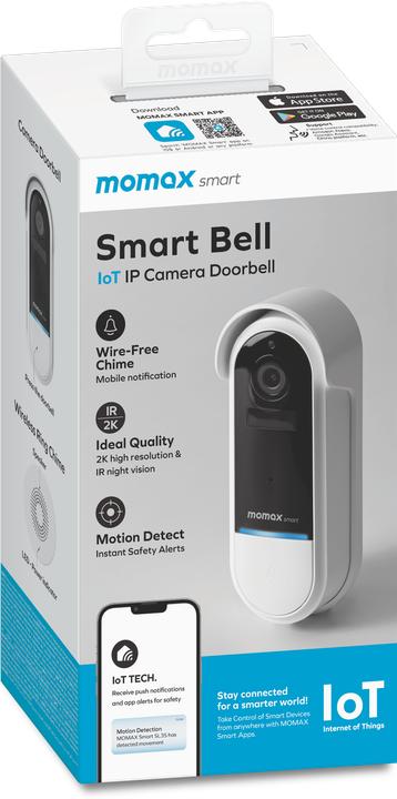 Produktbild Momax Smart Bell IoT IP Camera Doorbell (WLAN)