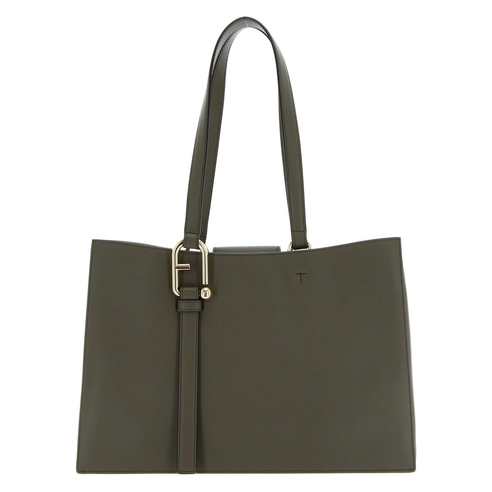 Furla, Damen, Handtasche, Nuvola Tote, Grün