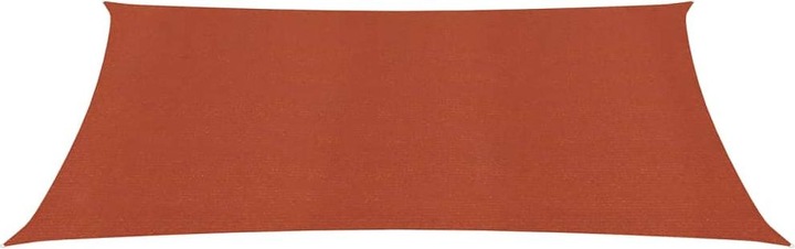 Actual product image VidaXL Sonnensegel 160 g/m² Rechteckig rot HDPE (3.5 x 4.5 m)