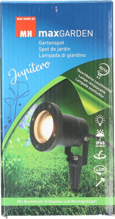 Image du produit Max Hauri maxGARDEN Gartenspot ALU IP65 Jupitero (GU10, IP65)