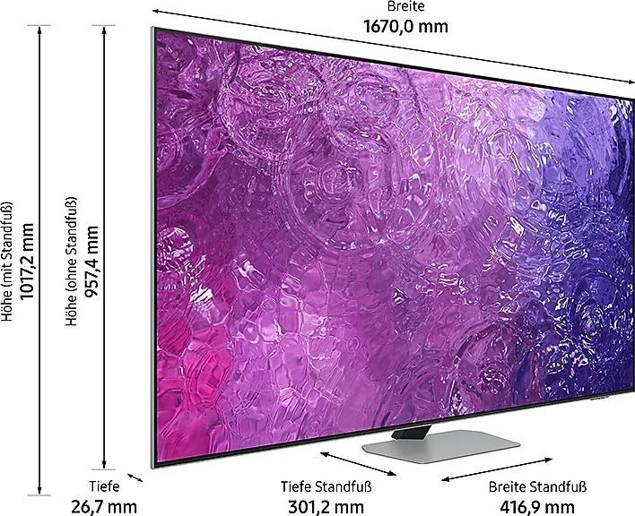 Produktbild Samsung SAMS GQ-75QN90C TCS SMA UHD 189 GQ75QN90CATXZG (75", QN90C, NeoQLED, 4K)