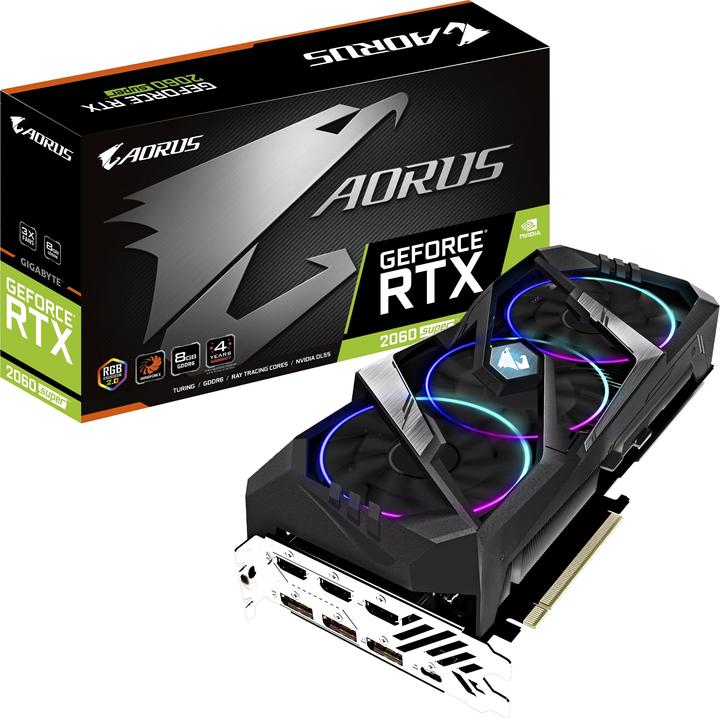 Produktbild Gigabyte Aorus GeForce RTX 2060S (8 GB)
