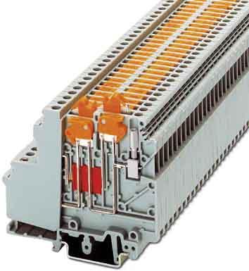 Image du produit Phoenix Contact Bloc de jonction de passage UDMTK 5-TWIN-P/P Gris 50 pcs.
