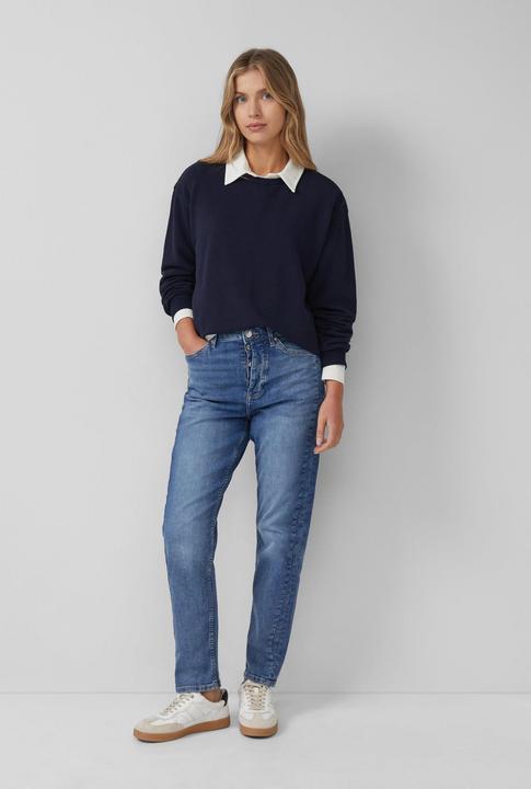 Produktbild s.Oliver Sweatshirt Sweatshirt im Relaxed Fit mit Rollsaum (48)