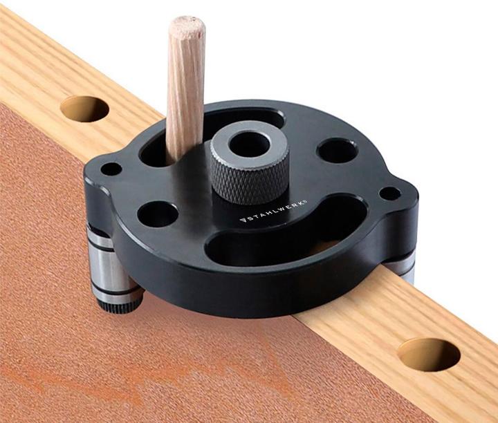Actual product image Stahlwerk Dowel gauge set with drill bushes Drill bits Self-centring dowel aid (3 - 10 mm)
