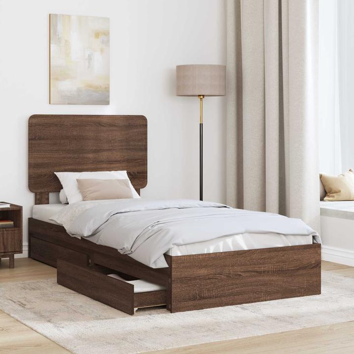Image du produit vidaXL Aufbewahrungsbettgestell (90 x 200 cm)