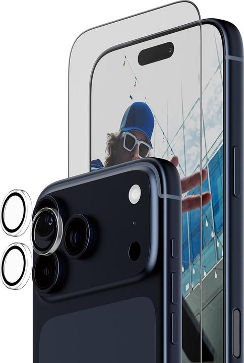 Actual product image PanzerGlass ® 2-in-1 Essentials Bundle iPhone 17 Pro Max (1 Piece, Apple iPhone 17 Pro Max)