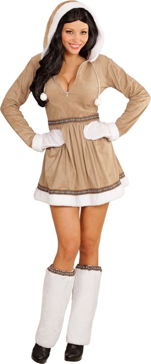 Produktbild Widmann ESKIMO (Kleid mit Kapuze, Stulpen, Handschuhe), S (S)