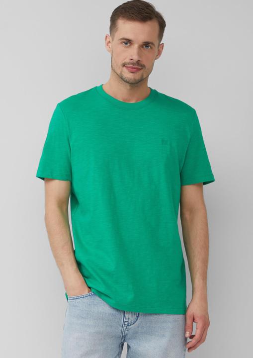 Immagine prodotto S.Oliver T-Shirt T-Shirt mit Flammgarnstruktur und Logo-Print (3XL)
