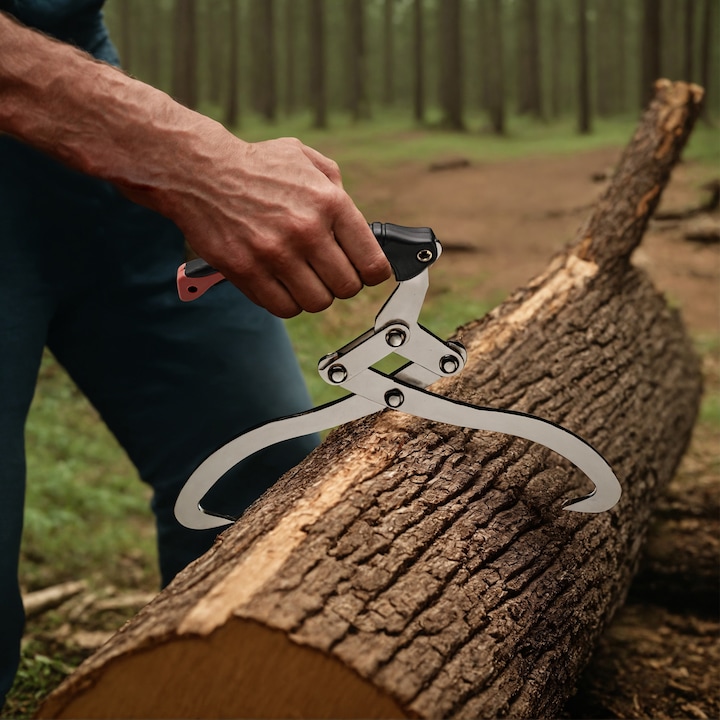 Produktbild Wiltec Handpackzange Ø30cm Holzzange 44cm Packzange Stahl Holzgreifer Forstzange (440 mm)