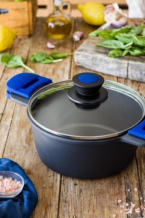 Actual product image BRA Advanced pan set for all heat sources including induction black (28 x 6.30 cm)