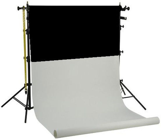 Produktbild Linkstar Hintergrundsystem BSK-2P + 2 Papier Hintergründen (135 cm)